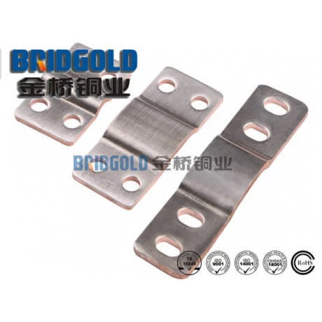 Flexible Laminated Copper Connectors with Nickel Foils or Silver Foils on Upper and Lower Laminations