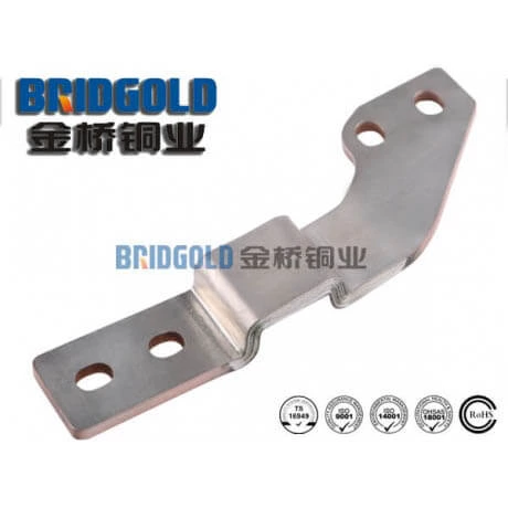 Flexible Laminated Copper Connectors with Nickel Foils or Silver Foils on Upper and Lower Laminations