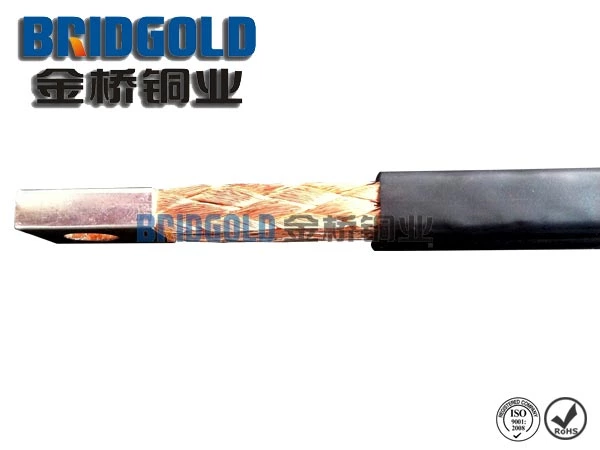 Copper braided connectors with insulation