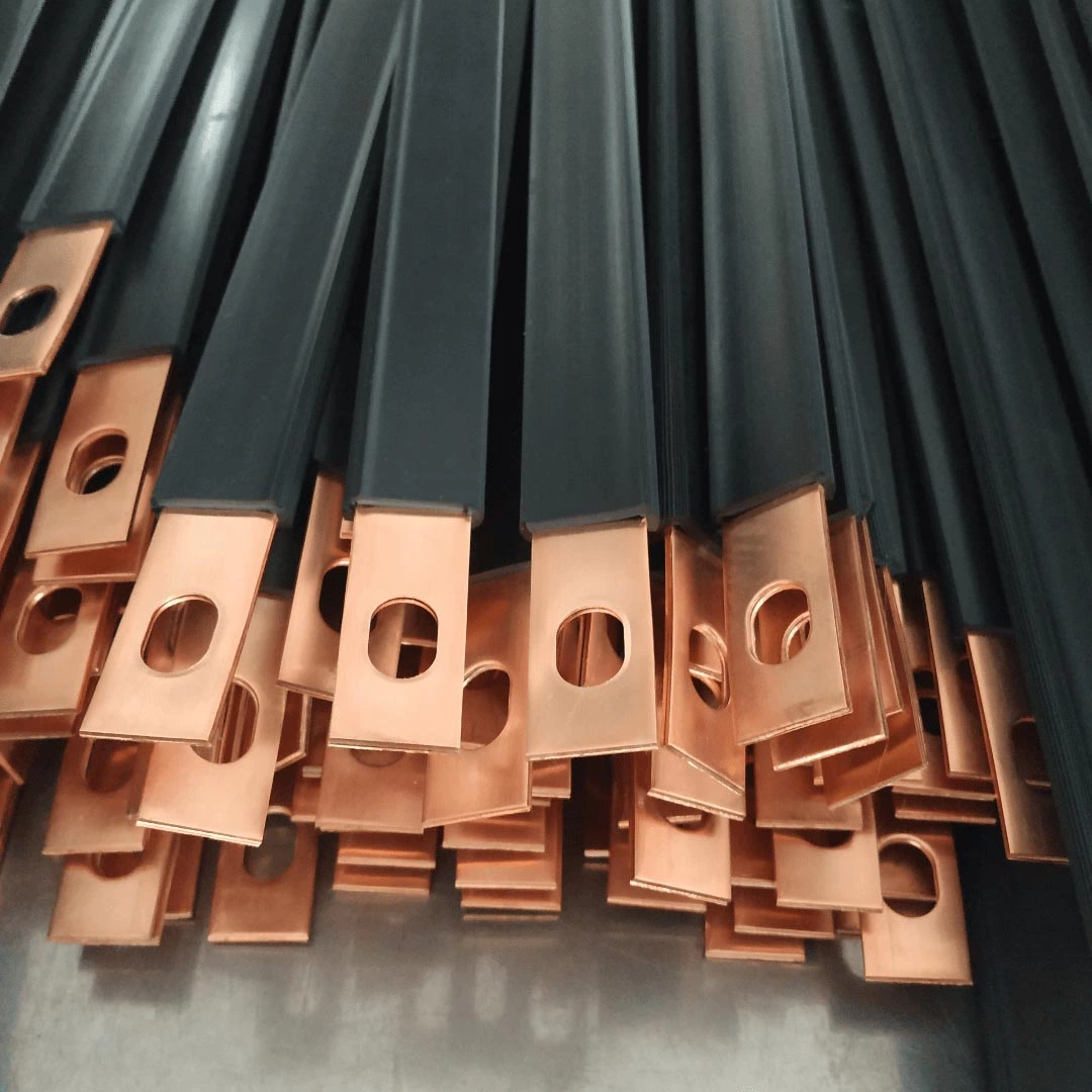Flexible insulated copper busbars