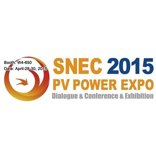 Please visit us at SNEC 2015 in Shanghai