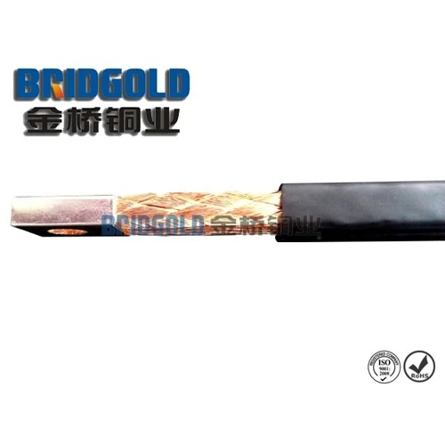 Copper braided connectors with insulation