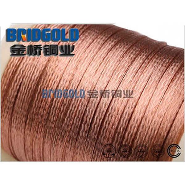 flat copper braid