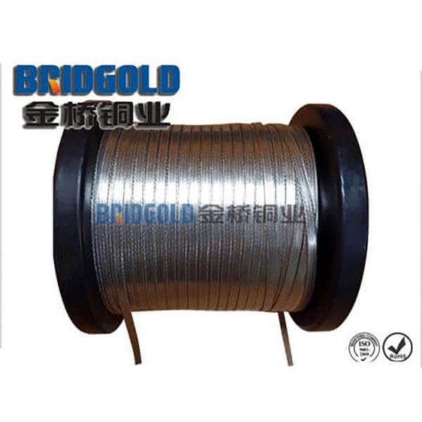 tinned copper braid flat