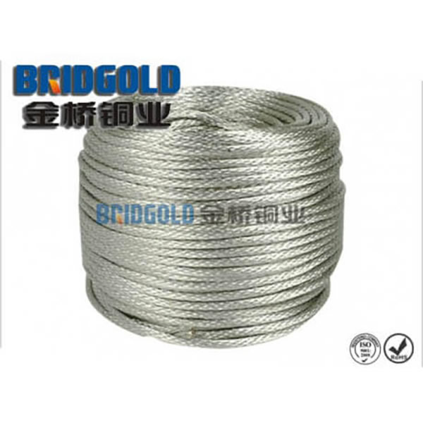 bare braided wire rope