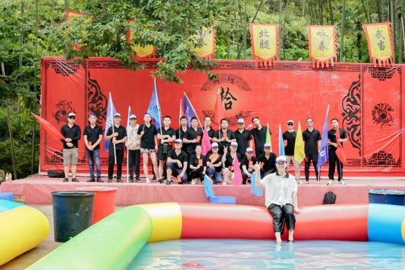 Ride Out the Storm and Fight to the End - BRIDGOLD Organized Outdoor Development Activity at Wencheng County