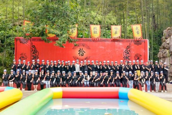 Ride Out the Storm and Fight to the End - BRIDGOLD Organized Outdoor Development Activity at Wencheng County